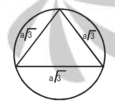 UPSC CAT 2004 radius of the circle circumscribing that triangle